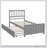 Platform Bed with Trundle