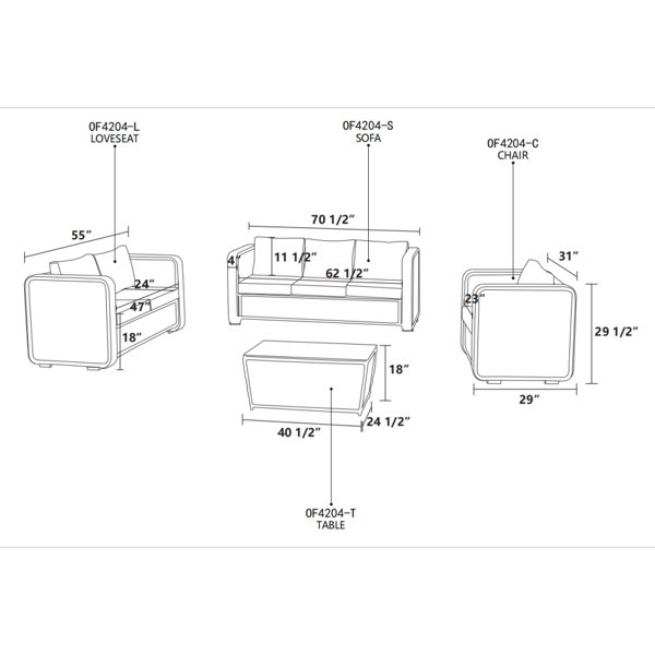 Dimensions du produit