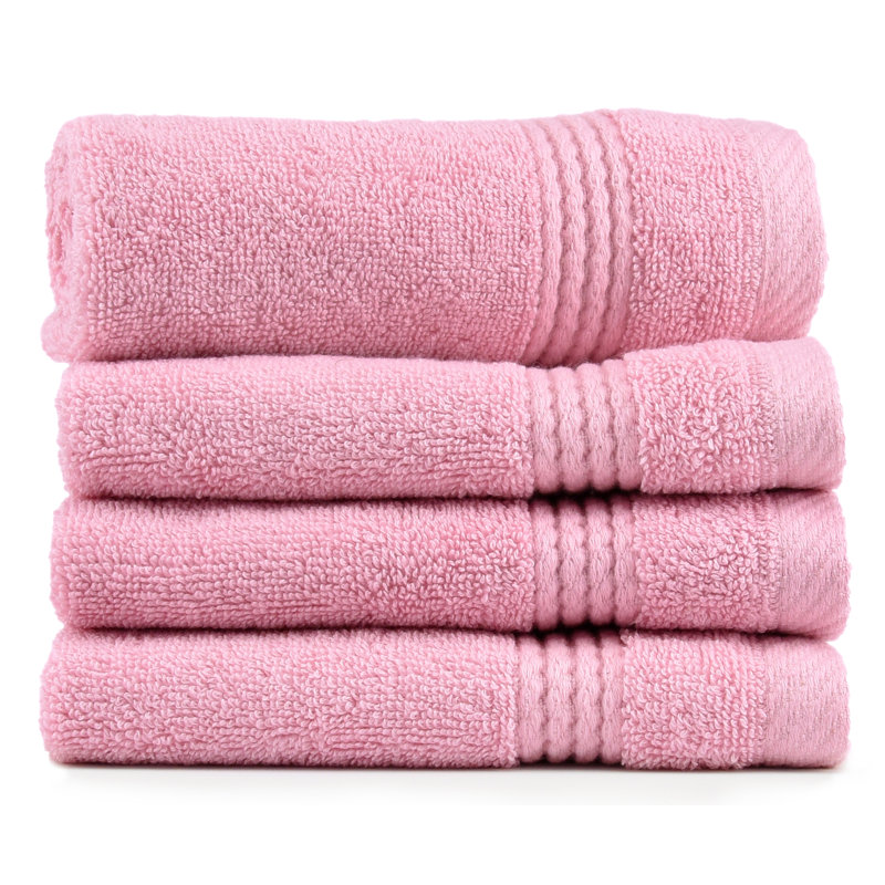 Abenamar Lara Turkish Cotton Towel Washcloth, Rose