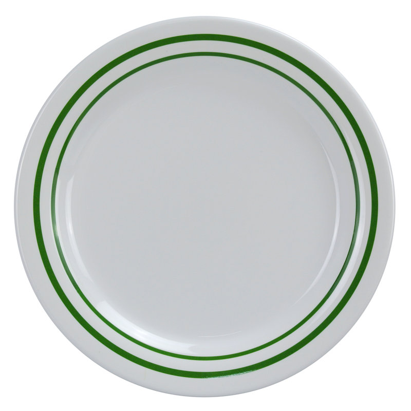Pine Tree Round Dinner Melamine Salad Plate