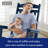 Big & Tall Oversized Rocking Chair Outdoor, Heavy Duty 400 lbs High-Back Patio Rocker, Weather-Resistant HIPS Poly Construction, 22" x 21" Wide Seat Porch Furniture, Navy-1795476176