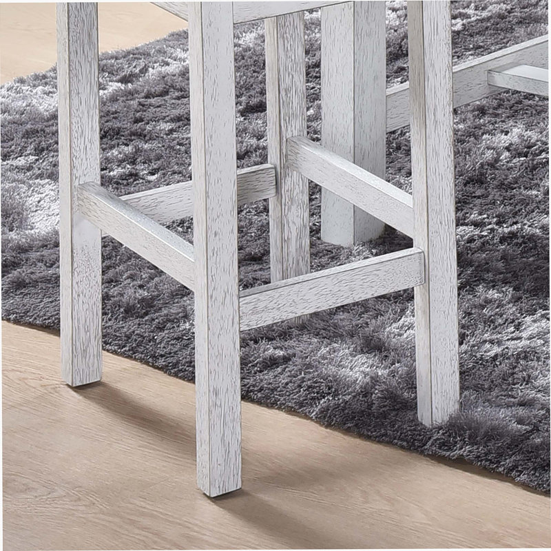 Ensemble de table de salle à manger 3 pièces avec espace de rangement pour les petits espaces