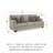 Gwendolynne 92'' Upholstered Sleeper Sofa-97832090
