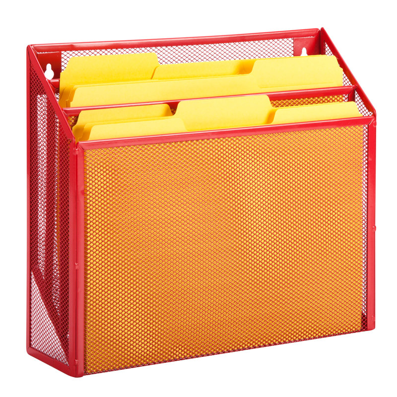 Vertical File Sorter, Red