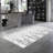Elver Machine Woven Polyamide Area Rug in Gray/White-1631135592
