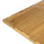 Table de salle à manger Cross - 75 po x 35,5 po - Finition naturelle - Base blanche