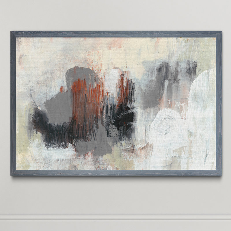 « neutrals & rouille ii » par paul cezanne-photo-cadre, reproduction d’art, H 32 po x l 44 po x 1,25 po