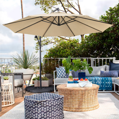 300cm D Patio Offset Umbrella