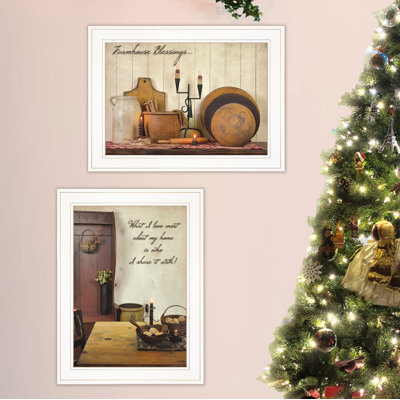 What I Love Most 2-Piece Vignette Framed Wall Art for Living Room, Home Wall Decor by Susie Boyer