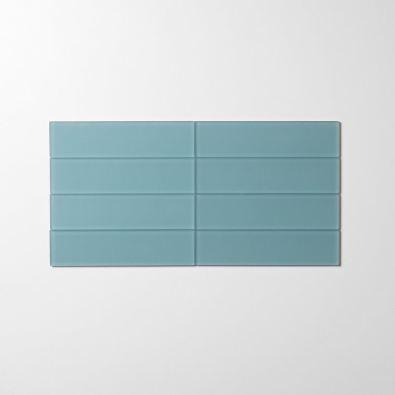 2in.x8in. Glass Subway Tile, Skyline Matte