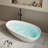 55.12'' x 30.71'' Soaking Solid Surface Bathtub
