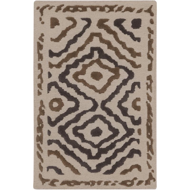 Sala Wool Geometric Indoor Rug, Rectangle 3'3" x 5'3"