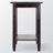 Corine Rectangular End Table in Espresso