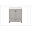 Meuble-lavabo de salle de bain 30 po avec lavabo et comptoir en marbre-1290323205