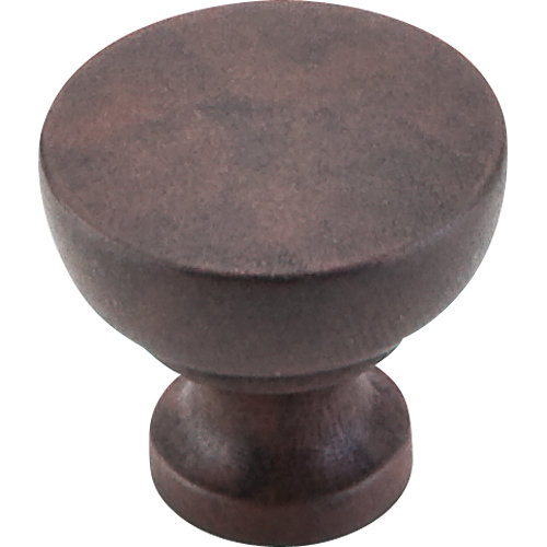 Bergen 1 1/4" Diameter Mushroom Knob, Patina Rouge