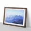 Fog over the Mountain Valleys in Abstract - Picture Frame Graphic Art Print-55723404-55723406