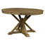 Table de salle à manger extensible rétro avec panneau d'extension amovible-129047667