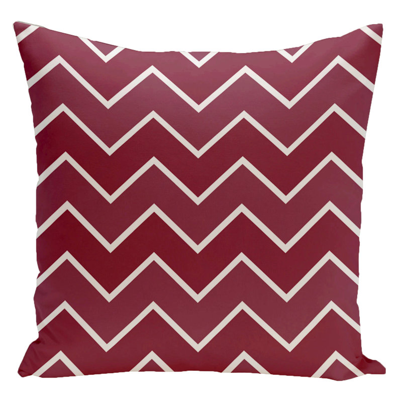 Housse de coussin carré Holiday Brights, Canneberge / vin chaud, 20 po x 20 po