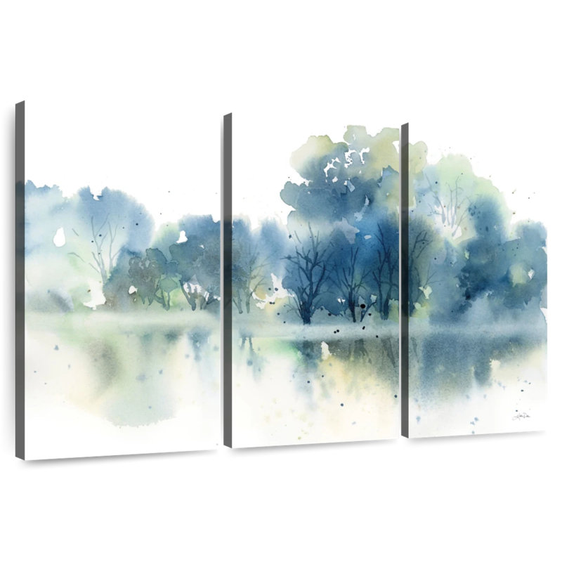 Alvord Blue Pond Reflections, H 20 po x l 33 po