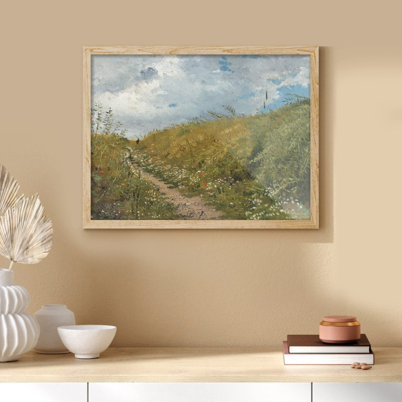 «Green Flower Countryside Cloud Sky» sur, Naturel, H 11 po x l 14 po