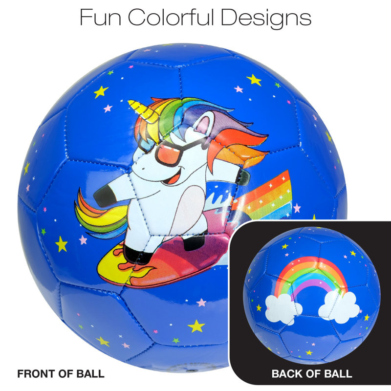 Ballons de soccer Xcello Sports, TPU, graphiques assortis avec pompe, paquet de 2, H 5,2 po x l 8,1 po x P 8,4 po