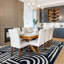Tapis contemporain à lignes-1669872430