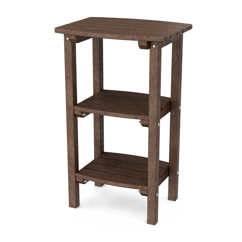 Table d'appoint Classic à 3 tablettes, Brun Tudor