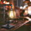 Lampe de bureau à tube Edison Steampunk