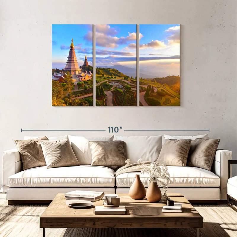 Adella Chiang Mai Temple, 48" H x 74" W