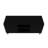 Modern TV Stand/Sideboard, 2 Door with Middle Shelf  (59 x 16 x 30in), Black-282875177-282875156