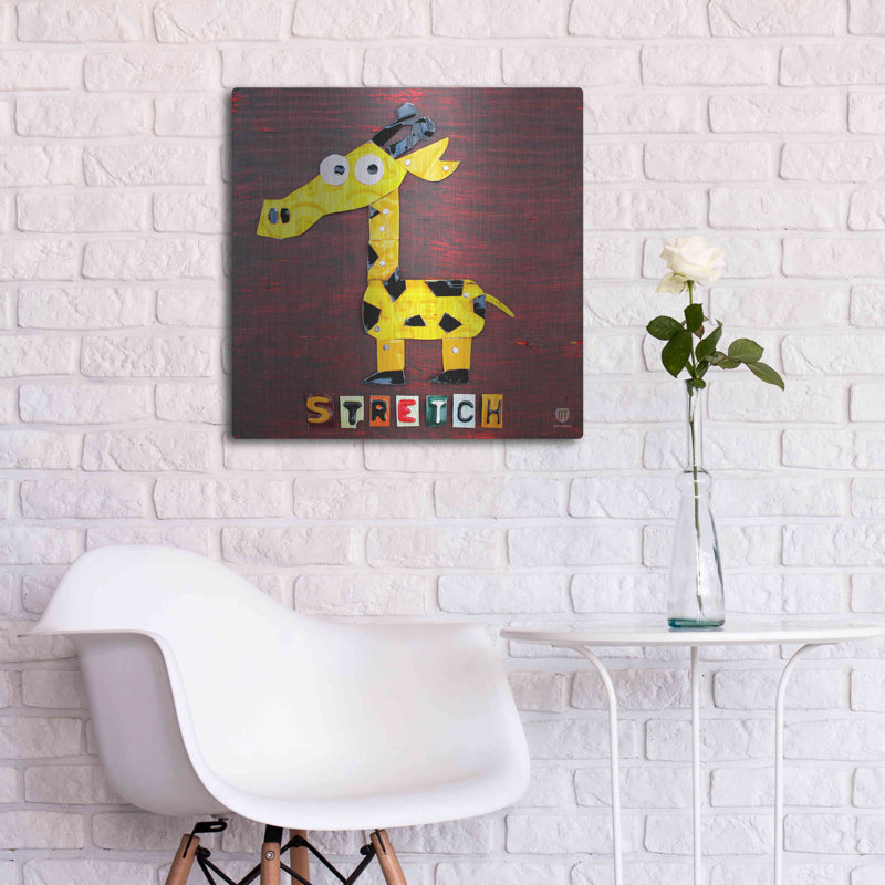 «Stretch The Giraffe» par Design Turnpike, H 24 po x l 24 po