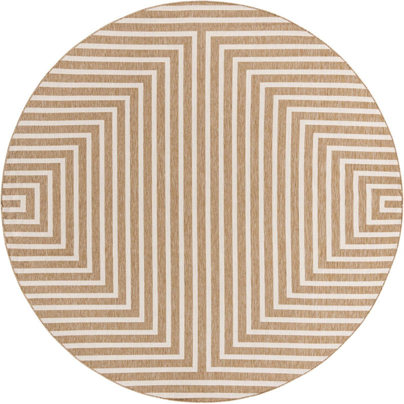 Tapis contemporain Nykeia, Rond 10 pi