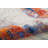 Makela Abstract Ivory/Blue/Red Area Rug-27814301