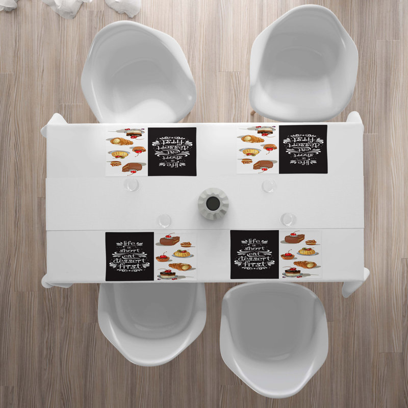 Récapitulatif 18,5" dessert manger first, Blanc