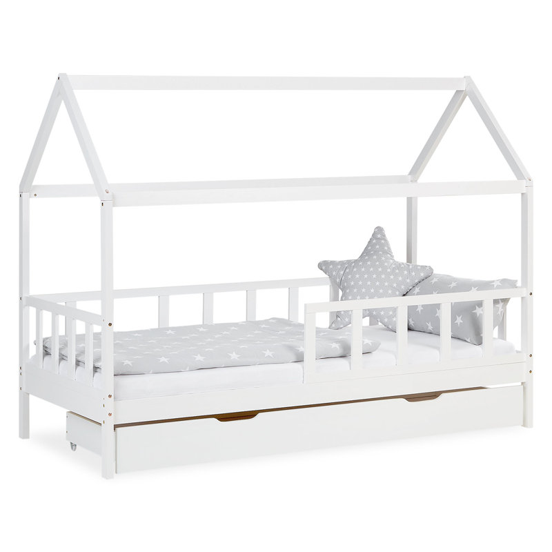 Kids European Single (90 X 200Cm) Bed With Drawers