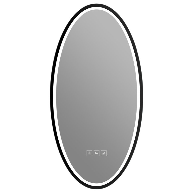 Miroir mural Condy, 35 po x 18 po, Ovale