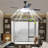 Annagail 52" 5-blade Flush Mount Ceiling Fan with LED Light and Remote Control-1649997003