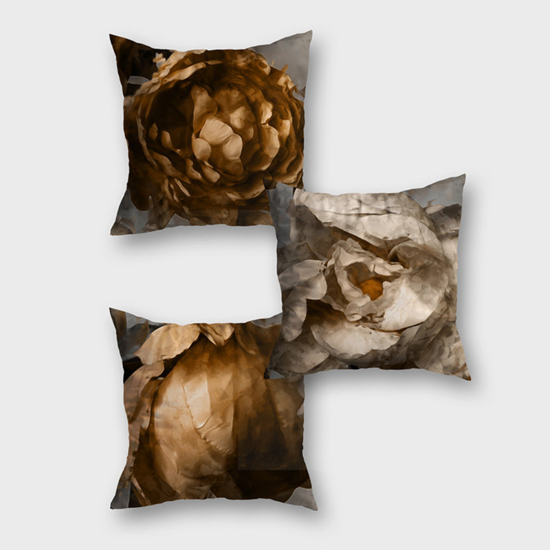 Ensemble de housse de coussin décoratif 3 pièces Diomid