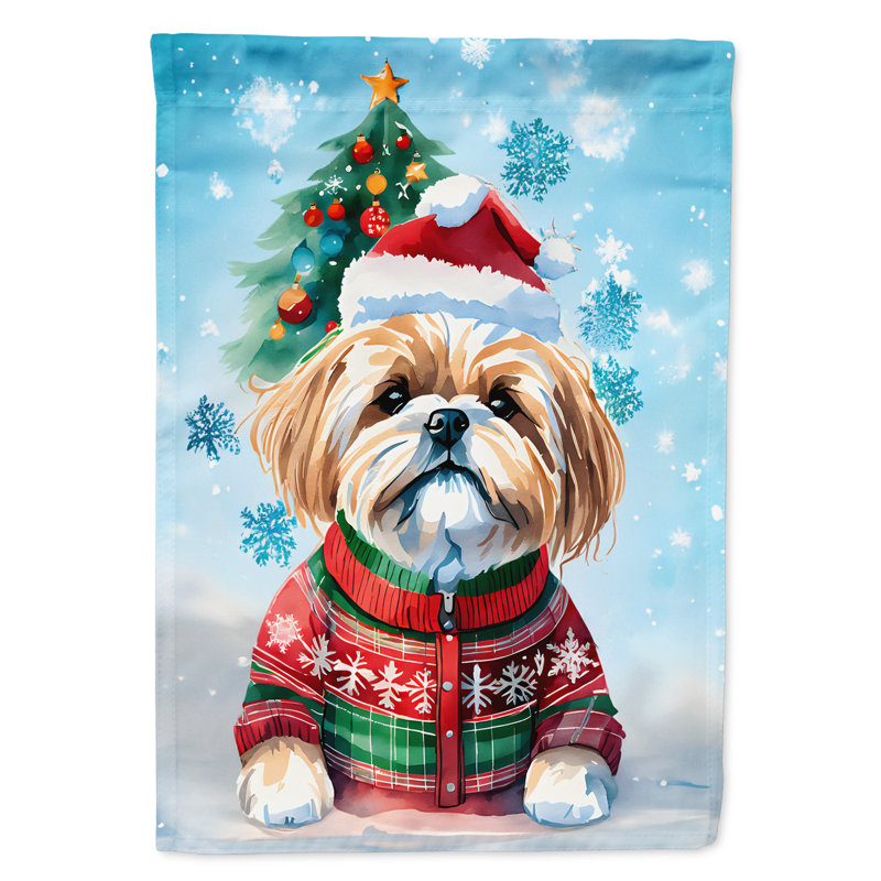 Double Sided Polyester Christmas, 40'' H x 28'' W