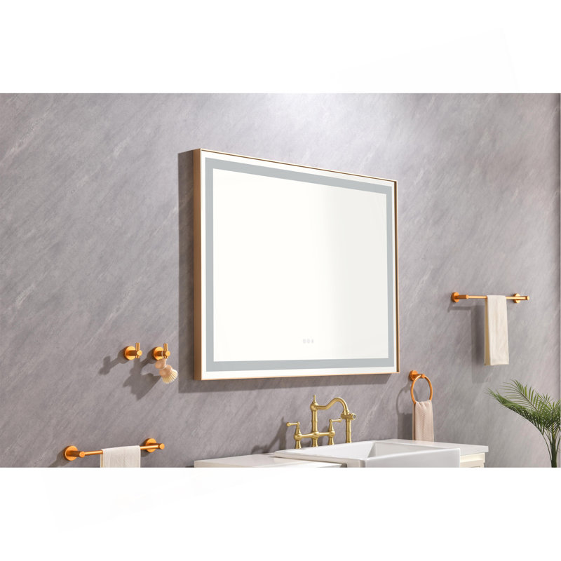 Miroir de salle de bain à DEL de pointe avec plusieurs fonctions pratiques pour une expérience améliorée et une commodité quotidienne
