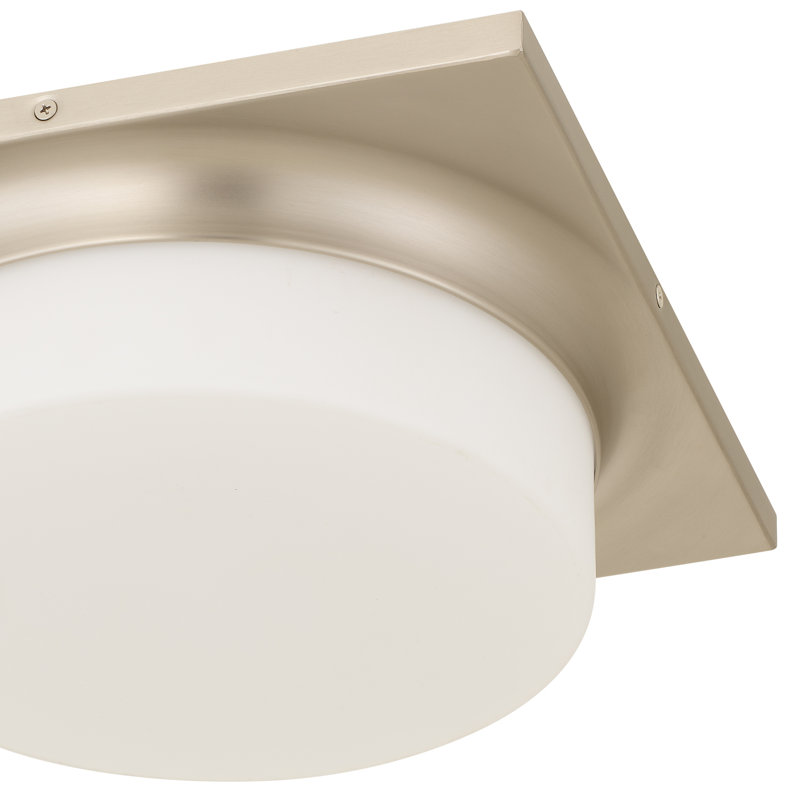13-in Brushed Nickel LED Flush Mount