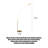 62.99" Tray Table Floor Lamp