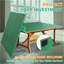 Plateau de table de tennis de table pliable et portatif de taille moyenne 8 pieds vert pour jeux d'intérieur-120893802-120893805