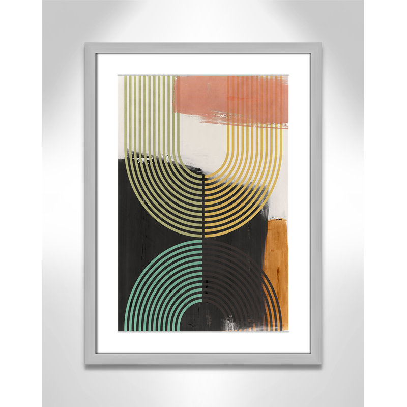 «Bolded II» par Isabelle Z, Matte Silver, L 17 po x H 23 po, Matted Print