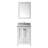 Minnich 24"W x 22"D Bathroom Vanity with Undermount Porcelain Sink-2078469744-2078467696