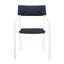 Ensemble repas d'extérieur en aluminium avec 6 chaises empilables Raleigh-1230751845