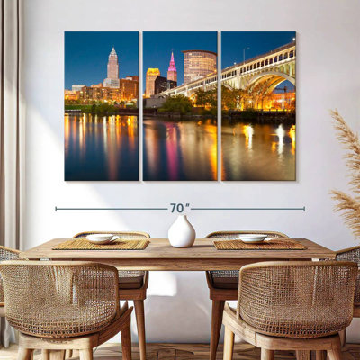 " Cleveland Downtown " 3 - Pieces