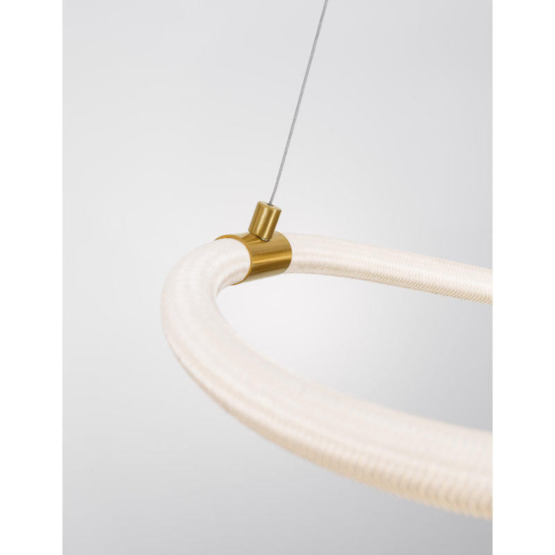 1 - Light Gold LED Unique/Statement Pendant