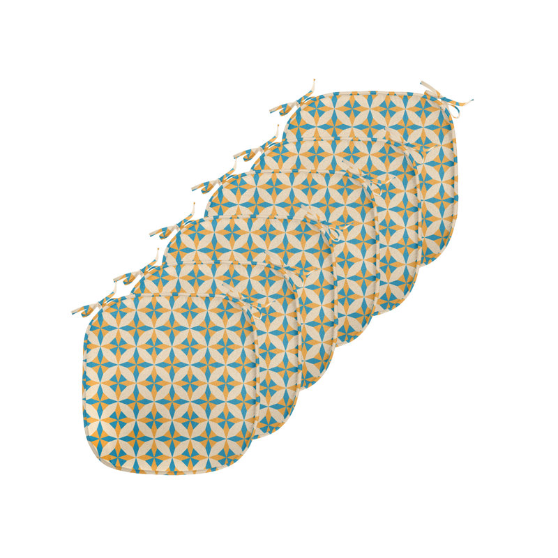 Coussin de siège Origami Illustration Retro