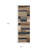 8' Midnight Navy Patchwork Power Loom Stain Resistant Runner Rug
